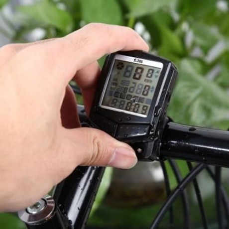 SUNDING SD - 573C OUTDOOR MULTIFUNCTIONAL WATER RESISTANT LCD BACKLIGHT CYCLING ODOMETER S