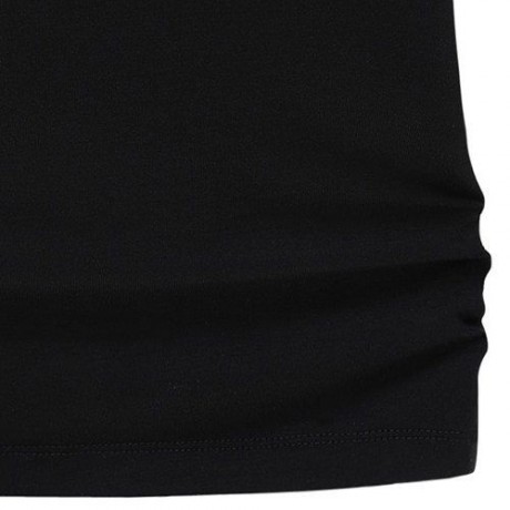 SEXY BOAT NECK LONG SLEEVE SOLID COLOR T-SHIRT FOR WOMEN
