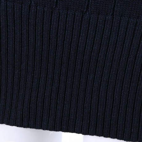CASUAL SCOOP NECK SOLID COLOR ALL-MATCH LONG SLEEVE WOMEN'S SWEATER