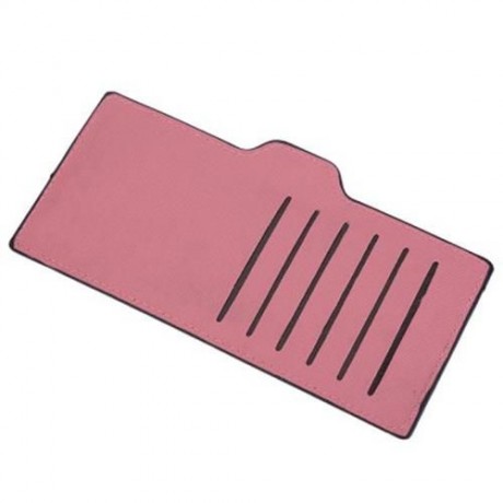 GUAPABIEN BOWKNOT LETTER SOLID COLOR HASP ZIPPER HORIZONTAL LONG WALLET FOR LADY (ORANGE R