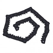 MULTIFUNCTIONAL PORTABLE OUTDOOR HIKING CAMPING POCKET HAND CHAIN SAW TRAVEL KITS (BLACK)