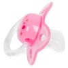 RIKANG SIZE M CUTE PORTABLE BPA FREE SILICONE PACIFIER FOR BABIES (PINK)