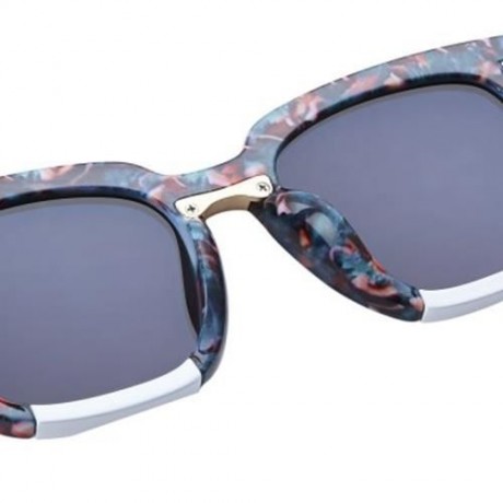 VINTAGE LADIES COLOR COATED SQUARE FRAME SUNGLASSES (#3)