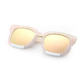 VINTAGE LADIES COLOR COATED SQUARE FRAME SUNGLASSES (#4)