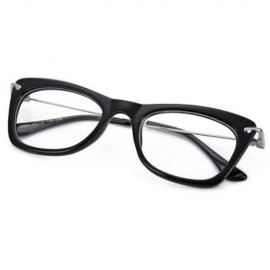 SIMPLE GIRLS CAT DESIGN LIGHTNESS METAL LEG SLIMMING MYOPIA GLASSES (#1)