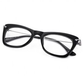 SIMPLE GIRLS CAT DESIGN LIGHTNESS METAL LEG SLIMMING MYOPIA GLASSES (#1)