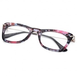 SIMPLE GIRLS CAT DESIGN LIGHTNESS METAL LEG SLIMMING MYOPIA GLASSES (#7)