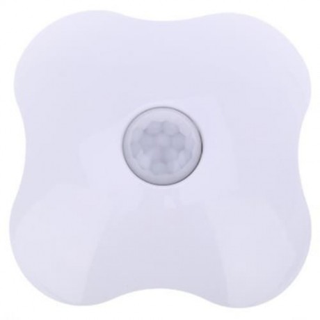 LED CLOVERS BODY INDUCTION NIGHT LAMP WITH LIGHT CONTROL (WARM WHITE LIGHT)