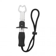 BL - 026 STAINLESS STEEL UTILITY FISH GRIPPER FOR OUTDOOR FISHING (BLACK)
