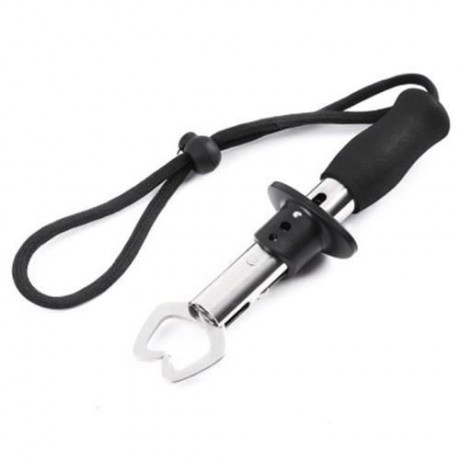 BL - 026 STAINLESS STEEL UTILITY FISH GRIPPER FOR OUTDOOR FISHING (BLACK)