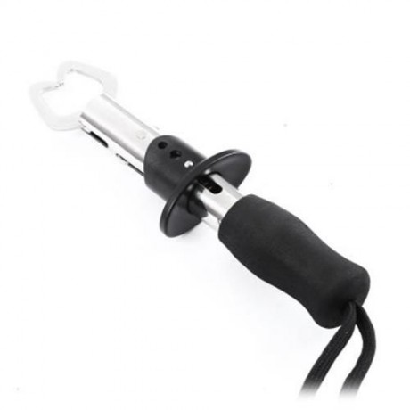 BL - 026 STAINLESS STEEL UTILITY FISH GRIPPER FOR OUTDOOR FISHING (BLACK)