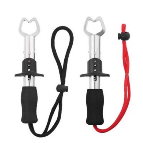 BL - 026 STAINLESS STEEL UTILITY FISH GRIPPER FOR OUTDOOR FISHING (RED)