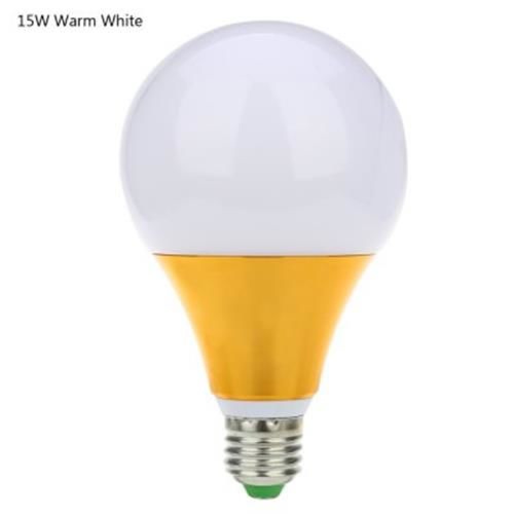 E27 15W AC 85 - 265V 5730 LED LIGHT GLOBE SHAPED BULB (WARM WHITE LIGHT)