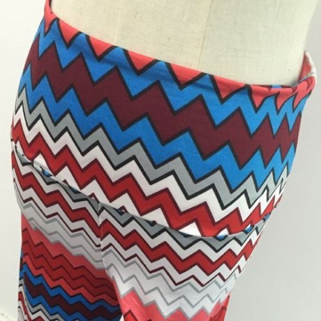 ETHNIC STYLE WOMEN'S ZIG ZAG LOOSE-FITTING EXUMAS PANTS