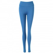 ACTIVE ELASTIC WAIST SOLID COLOR SKINNY WOMEN'S PANTS