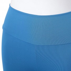 ACTIVE ELASTIC WAIST SOLID COLOR SKINNY WOMEN'S PANTS