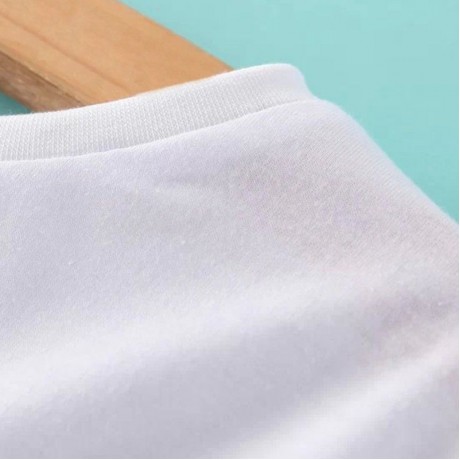 FRESH STYLE ROUND NECK SHORT SLEEVE LACE SPLICED PURE COLOR WOMEN'S T-SHIRT