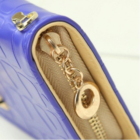 TRENDY FOX AND RHINESTONES DESIGN WOMEN'S WALLET