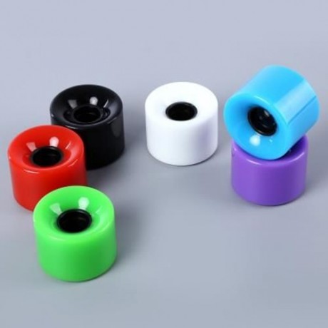 4PCS HIGH STRENGTH LONGBOARD SKATEBOARD WHEELS - 60 X 45MM (RED)