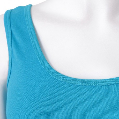 STYLISH SCOOP COLLAR LETTER PRINT WOMEN'S TANK TOP