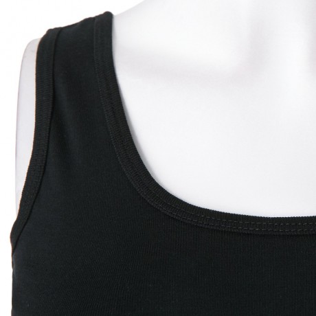 FASHIONABLE SCOOP COLLAR LETTER PRINT WOMEN'S TANK TOP