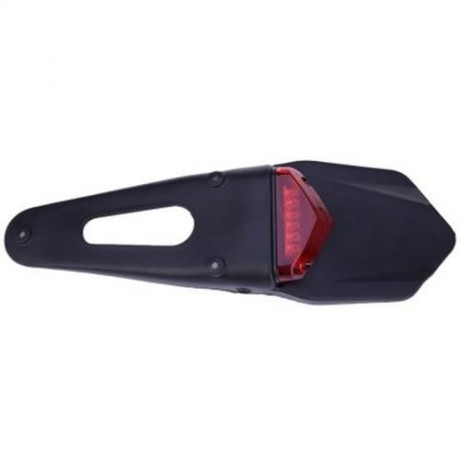 UNIVERSAL MOTORCYCLE BACK SPLASH GUARD LED TAILLIGHT MOUNT REAR FENDER