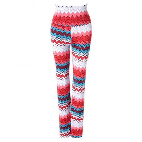 ETHNIC STYLE WOMEN'S ZIG ZAG LOOSE-FITTING EXUMAS PANTS