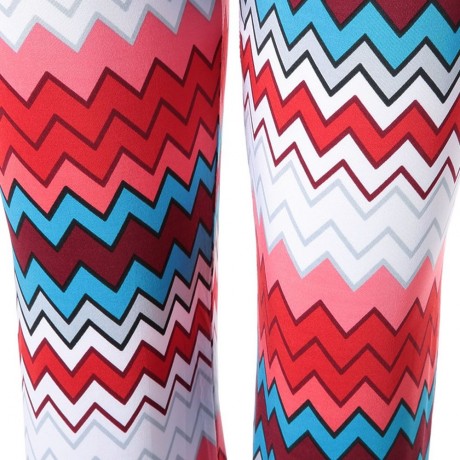 ETHNIC STYLE WOMEN'S ZIG ZAG LOOSE-FITTING EXUMAS PANTS