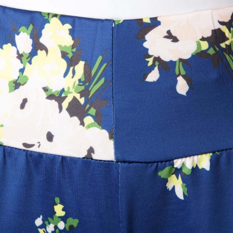 STYLISH HIGH-WAISTED FLORAL PRINT LOOSE-FITTING WOMEN'S EXUMAS PANTS