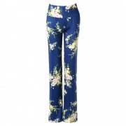 STYLISH HIGH-WAISTED FLORAL PRINT LOOSE-FITTING WOMEN'S EXUMAS PANTS