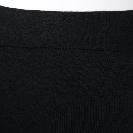 VINTAGE ELASTIC WAIST FAUX LEATHER SPLICING ZIPPERED PENCIL PANTS FOR WOMEN
