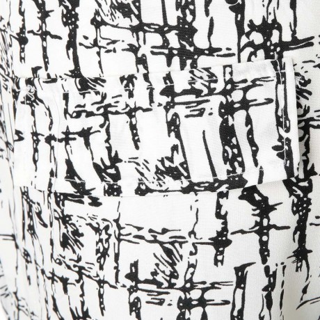 STYLISH WAIST DRAWSTRING PRINTED POCKET DESIGN WOMEN'S PANTS