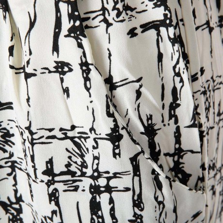 STYLISH WAIST DRAWSTRING PRINTED POCKET DESIGN WOMEN'S PANTS