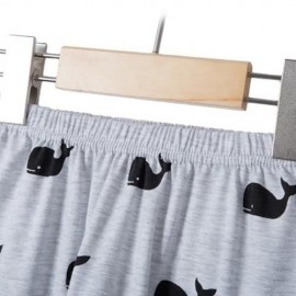 CUTE SHARK PRINTED LESIURE CHILDREN TROUSERS (GRAY)