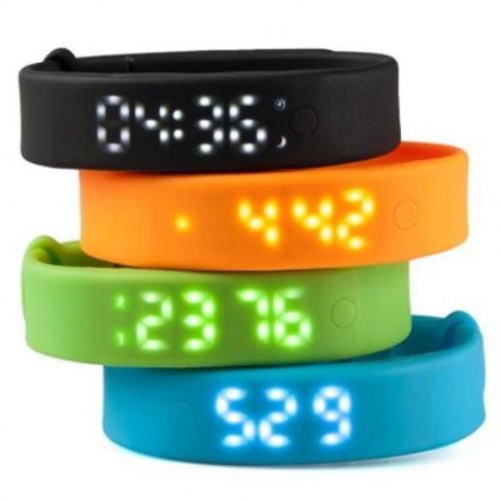 A6 SMART WRISTBAND PEDOMETER WATCH SLEEP MONITOR ALARM TIME (BLUE)