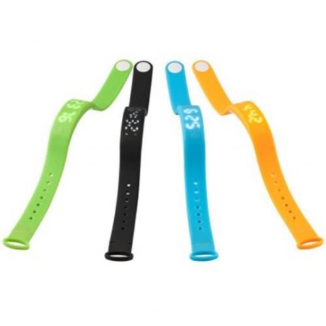A6 SMART WRISTBAND PEDOMETER WATCH SLEEP MONITOR ALARM TIME (BLUE)