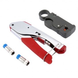 3 IN 1 518A COAXIAL CABLE 322A WIRE STRIPPER F CONNECTOR NETWORK TOOL (COLORMIX)