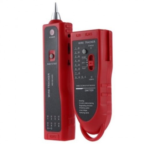 NETWORK COMPUTER MAINTENANCE TOOL KIT CABLE TESTER 200R NETWORK PLIERS WIRE TRACKER (BLACK