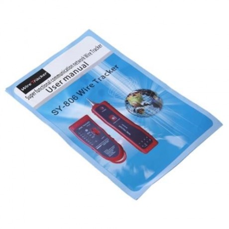 NETWORK COMPUTER MAINTENANCE TOOL KIT CABLE TESTER 200R NETWORK PLIERS WIRE TRACKER (BLACK