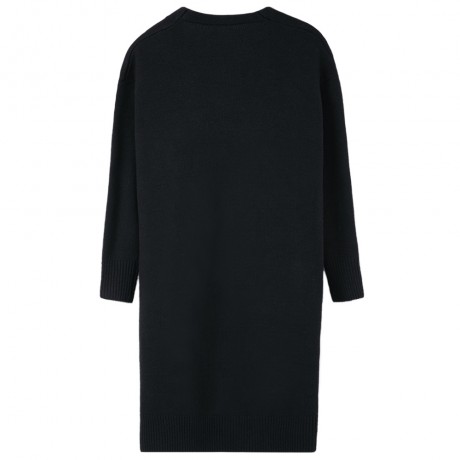 CASUAL V-NECK STRAIGHT LOOSE FITTING LONG SLEEVES CARDIGAN FOR WOMEN