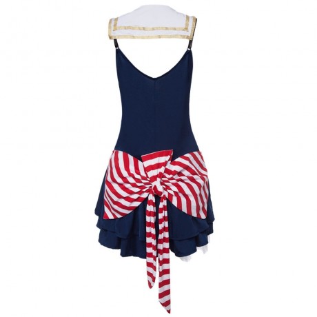 SEXY V-NECK TWO-PIECE COSPLAY COSTUME FOR WOMEN