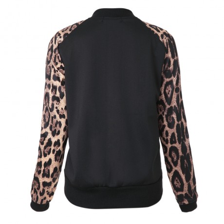 STYLISH ROUND COLLAR LONG SLEEVE FLORAL PRINT BUTTON DESIGN WOMEN'S BASEBALL COAT