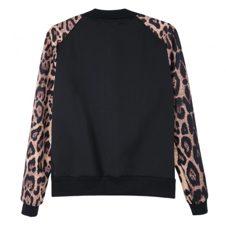 STYLISH ROUND COLLAR LONG SLEEVE FLORAL PRINT BUTTON DESIGN WOMEN'S BASEBALL COAT