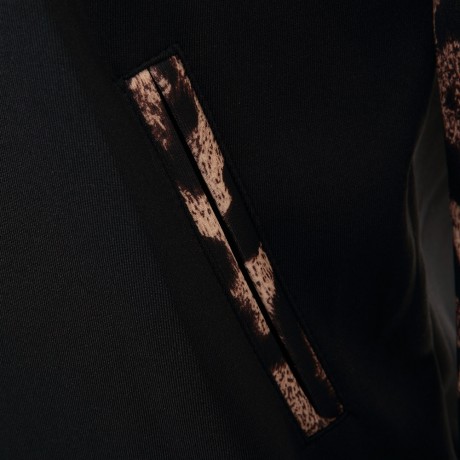 STYLISH ROUND COLLAR LONG SLEEVE FLORAL PRINT BUTTON DESIGN WOMEN'S BASEBALL COAT