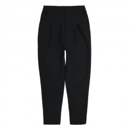 CASUAL HIGH WAIST PURE COLOR ZIPPERED LOOSE-FITTING NINTH WOMEN'S HAREM PANTS