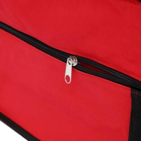 DURABLE CAR DOG SEAT CARRIER SAFETY BELT BAG PUPPY PROTECTOR (RED)