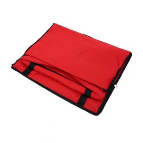 DURABLE CAR DOG SEAT CARRIER SAFETY BELT BAG PUPPY PROTECTOR (RED)