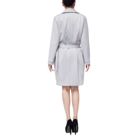 CHIC TURN DOWN COLLAR LONG SLEEVE DOUBLE-BREASTED LACE-UP WOMEN'S TRENCH COAT