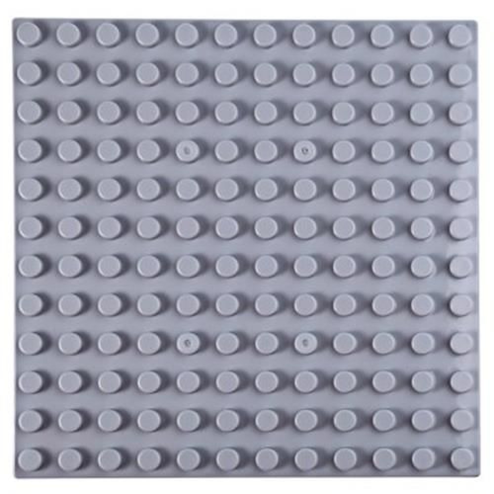192 X 192MM SMALL BUILDING BLOCK BASE PLATE KIDS EDUCATIONAL TOY (GRAY)