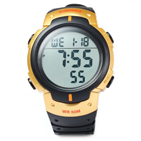 SKMEI 1068 MULTIFUNCTIONAL LED MILITARY WATCH ALARM STOPWATCH WATER RESISTANT